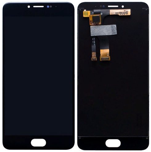 Дисплей Meizu M3 Note (M681H прямой шлейф) в сборе с тачскрином Черный