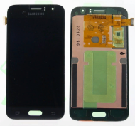 Дисплей для Samsung Galaxy J1 2016 (J120F) в сборе с тачскрином Черный - (AMOLED)