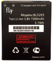 Аккумулятор Fly BL5203 (IQ442 Quad/Miracle 2)