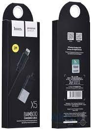 Кабель Hoco X5 (плоский) черный USB-Lighting Кабель Hoco X5 (плоский) черный USB-Lighting