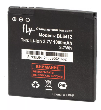 Аккумулятор Fly BL6412 (IQ434/Era Nano 5)