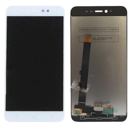 Дисплей для Xiaomi Redmi Note 5A Prime в сборе с тачскрином Белый - Оригинал