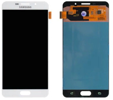 Дисплей для Samsung Galaxy A7 2016 (A710F) в сборе с тачскрином Белый - AMOLED с регулировкой подсветки