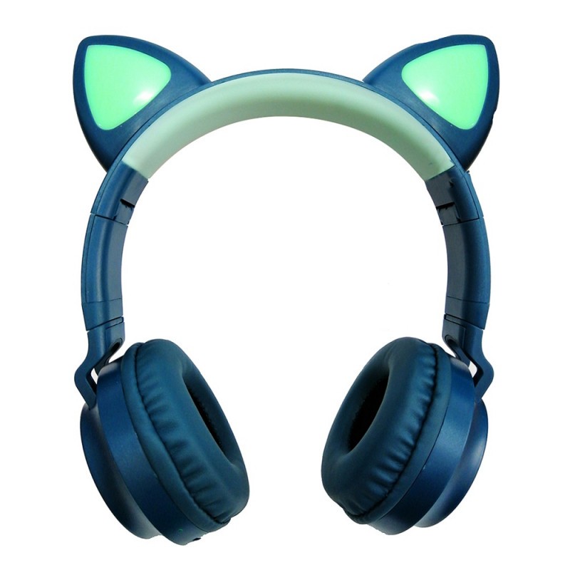 Беспроводная Bluetooth гарнитура Cat Ear JR028 (с ушками) цвет в ассортименте