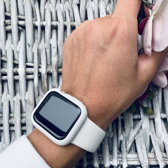 Противоударный чехол-ремешок Apple Watch силиконовый (42 мм) цвет в ассортименте