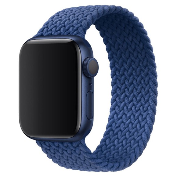 Ремешок Apple Watch плетеный силиконовый (38/40 мм) цвет в ассортименте