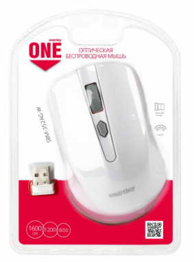 Мышь беспроводная Smartbuy One 352AG Белый