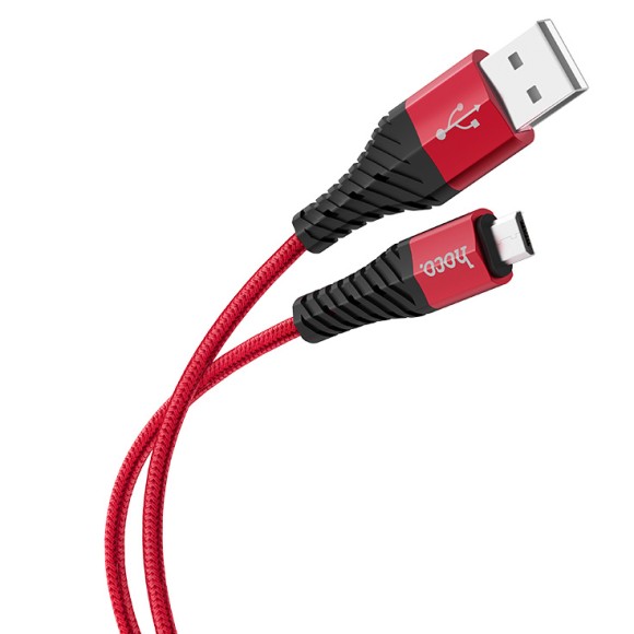 Кабель USB - MicroUSB Hoco X38 Красный