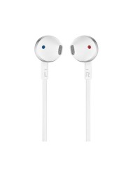 Наушники проводные (Гарнитура) JBL T205 (вкладыши) Хром - Оригинал