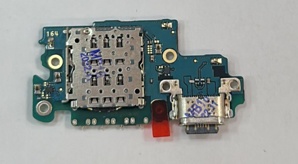 Шлейф (Плата) для Samsung Galaxy A53 5G/A536B с разъемом зарядки/SIM/микрофон